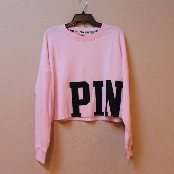 Victoria's Secret PINK Logo Sweatshirt Top Shirt Gray Leggings Pants Set - Picture 4 of 8